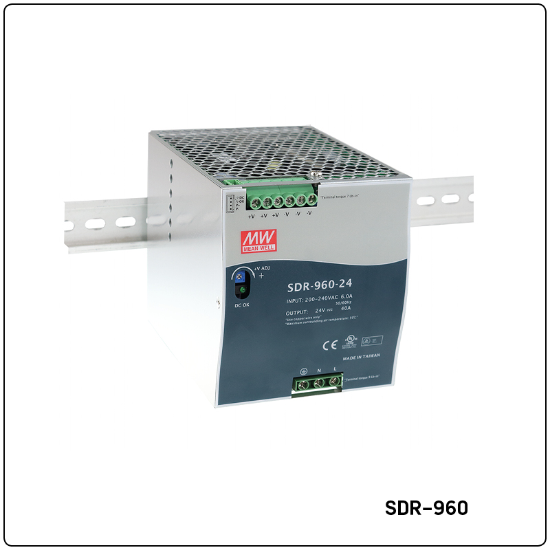SDRALT5 SDR-960-24VDC 40A MEAN WELL - Görsel 1