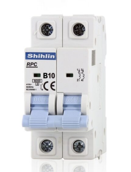 RPC B10-6A 415VAC 2 KUTUP 6kA (6 ADET) SHIHLIN