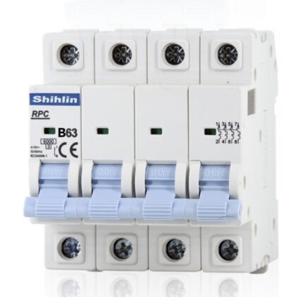 RPC B63-63A 415VAC 4 KUTUP 6kA (3 ADET) SHIHLIN