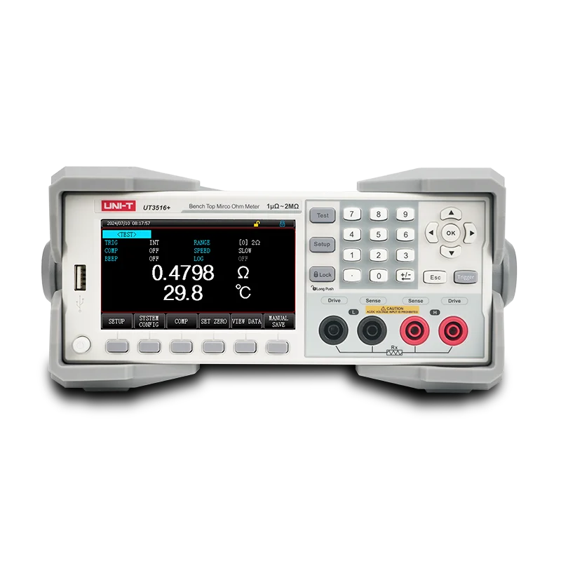 ut-3516.png-2 UNI-T UT3516+ DC MİKRO OHM METRE DİRENÇ TEST CİHAZI - Görsel 1